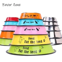 Силиконовые миски для собак из нержавеющей стали, различные стили, переносные миски для собак и кошек, миски для кормушки, универсальные маленькие, средние, большие собаки