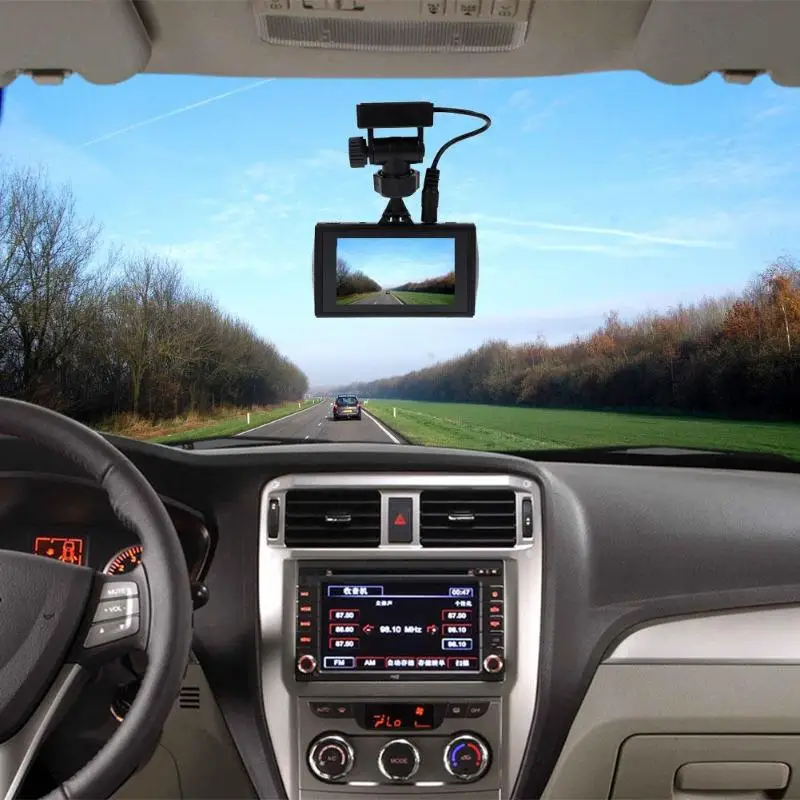 

3" 1080P FHD Dual Lens ADAS Car DVR Camera GPS Digital Video Recorder Automobiles Dash Cam Camcorder w/ Rear View Camera