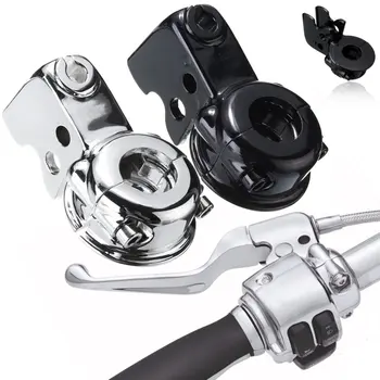

Motorcycle Clutch Lever Mount Bracket Perch For Harley Glide Softail Dyna Sportster 883 Chrome Black