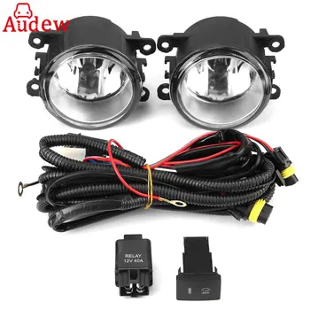

Pair Front Fog Light Clear Lens With Wiring Kit For Subaru Impreza/WRX/WRX STI/XV For Subaru