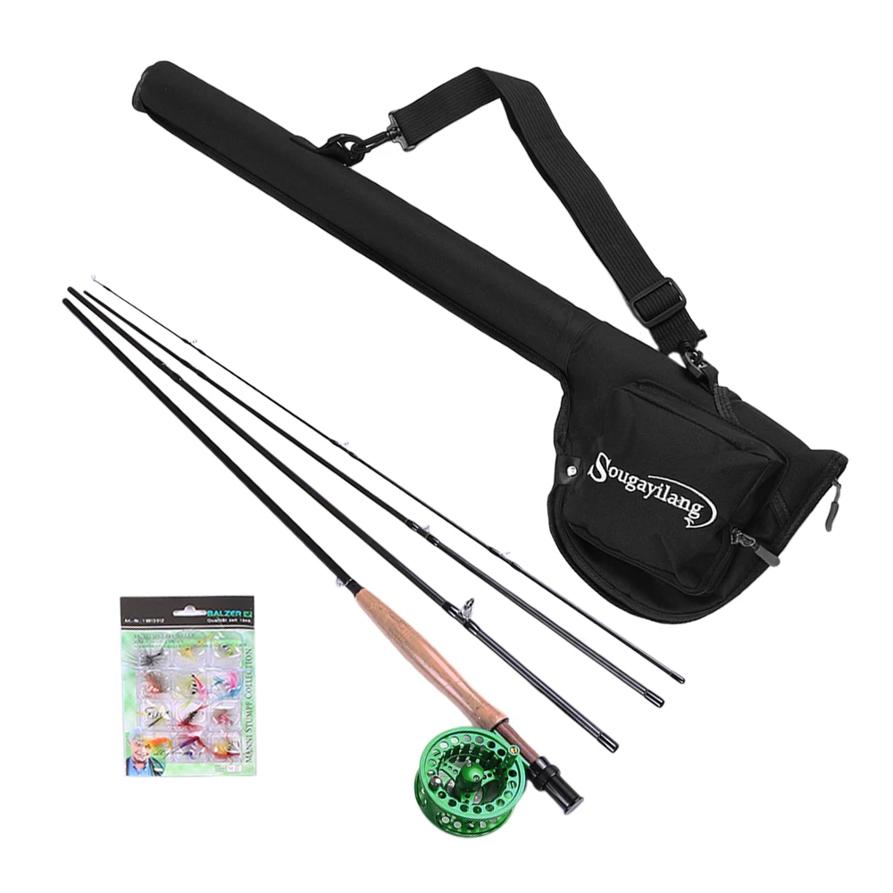 يطير الصيد قضيب و بكرة كومبو كيت 4-قطعة 9 أقدام يطير الصيد قضيب القطب مع بكرة الذباب تخزين أنبوب حالة حقيبة يطير الصيد قضيب و بكرة كومبو كيت 4-قطعة 9 أقدام يطير الصيد قضيب القطب مع بكرة الذباب تخزين أنبوب حالة حقيبة