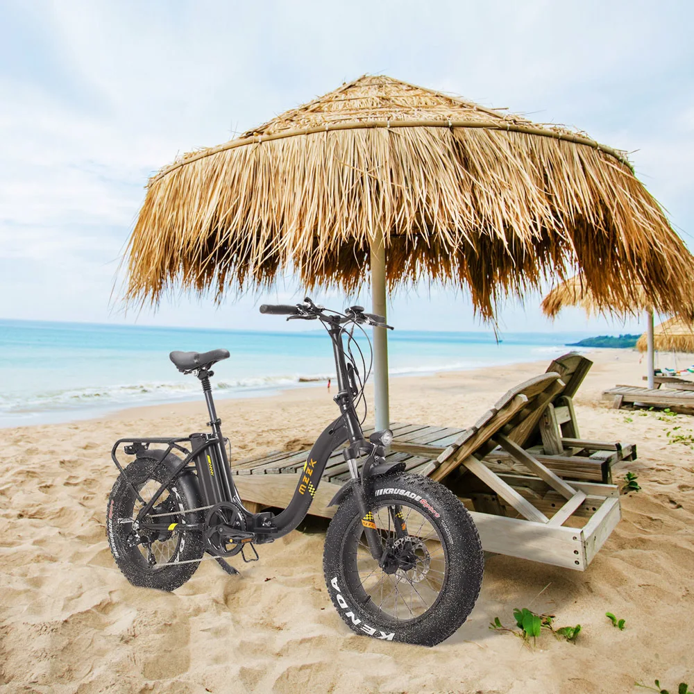20 дюймов велосипед электрический Ebike 4 0 жира зимние шины пляж 48 в складной 500 Вт