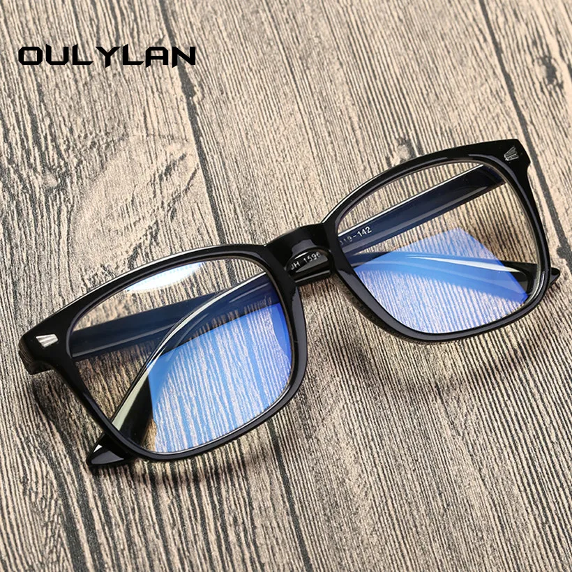 Компьютерные очки Oulylan с защитой от синего света оптические оправа для мужчин
