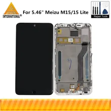 Axisinternational для 5,4" Meizu M15 Snapdragon 626 ЖК-дисплей+ сенсорная панель дигитайзер для Meizu 15 Lite рамка