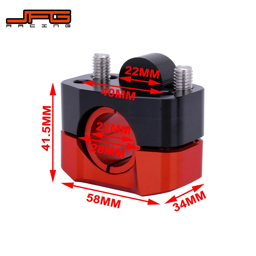 Мотоцикл 22 мм 28 ЧПУ алюминия руль управления для мотоциклов стояк Зажимы Бар крепления KTM SX SXF кроме XC XCF XCW XCFW 125 250 350 450 530