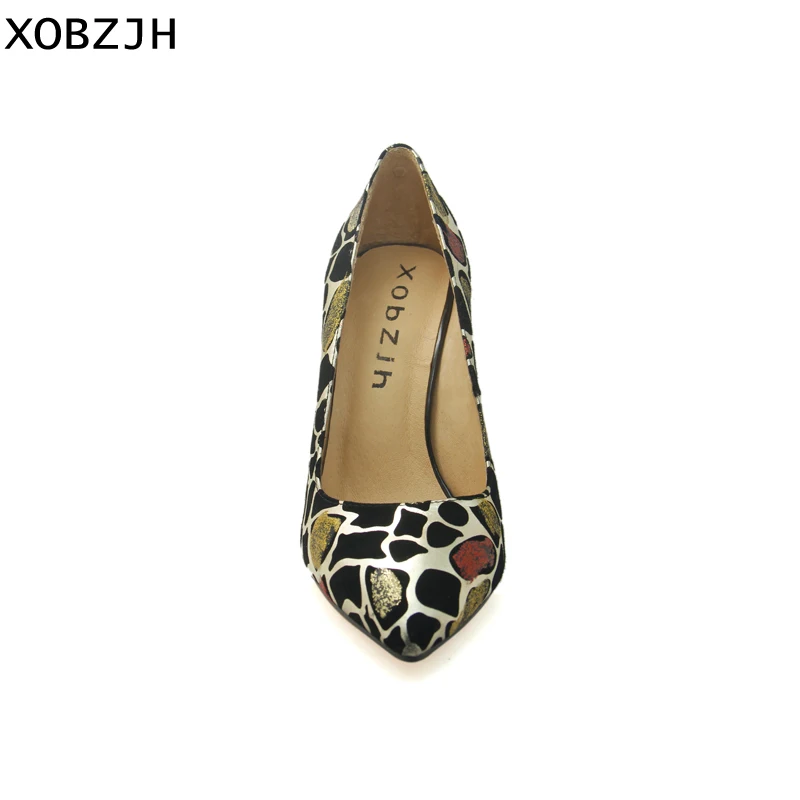 Italian Brand Luxury Shoes Woman 2019 Rhinestone designer Ladies Pumps Genuine Leather Women High Heels Party&Wedding Shoes