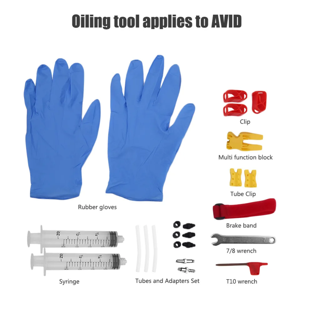 

Bicycle Hydraulic Disc Brake Bleed Kit tool Multi-function Mountain Road Bike Repair Set for Shimano/Magura/Tektro