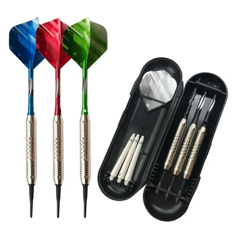 3pcs/Set 18G Professional Darts Copper Darts Needle Tip Metal Dart