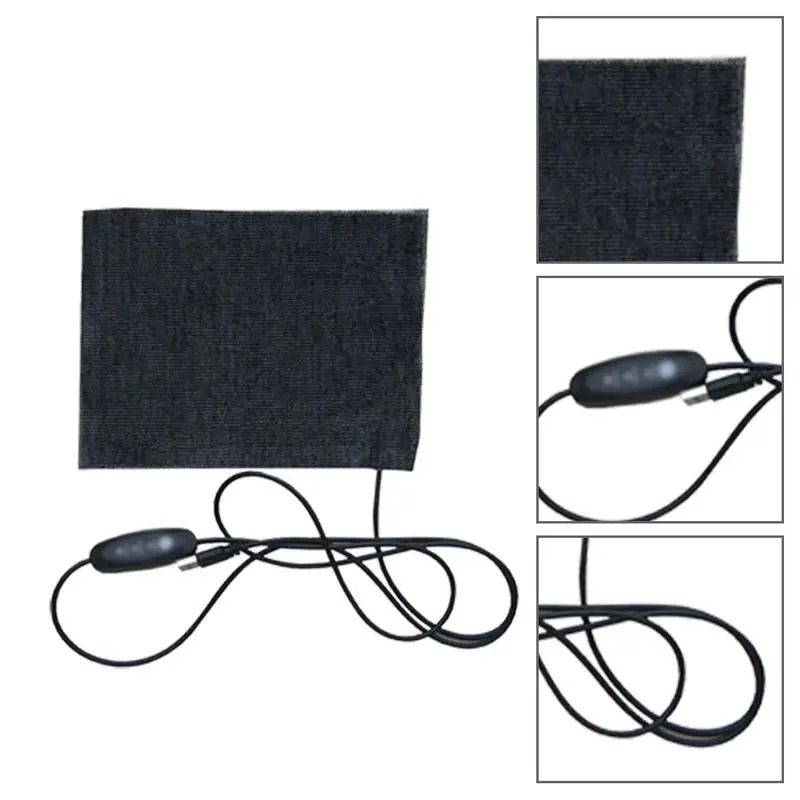

USB Thermostat Electric Heating Pad Carbon Fiber Cushion Heating Sheet Three-level Adjustable Heating Sheet