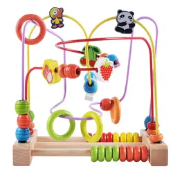Деревянная развивающая игрушка для детей Малыш-шарик лабиринт игровой центр развлечения