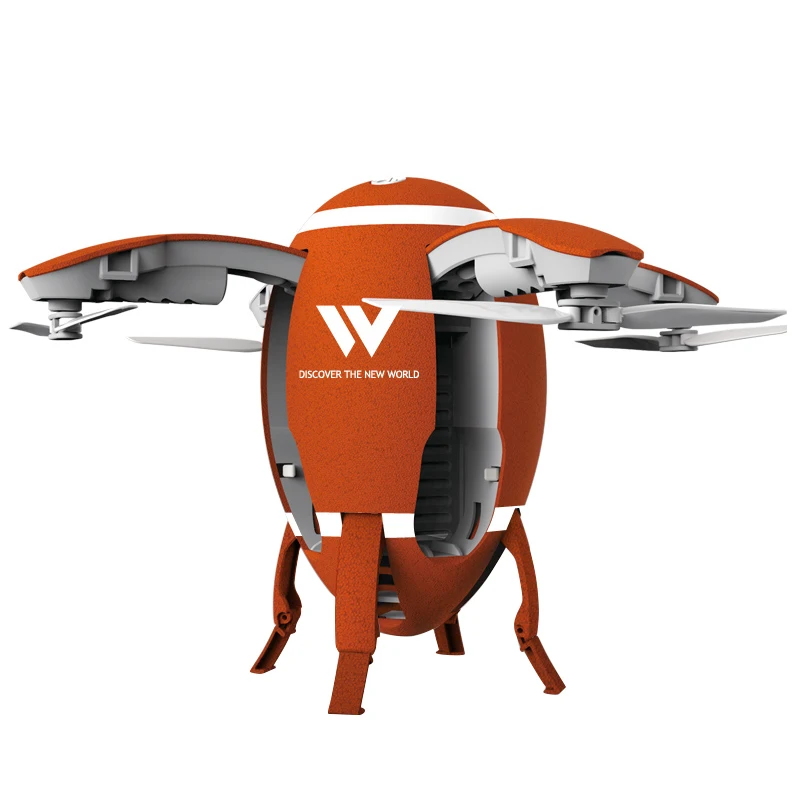 

Attop W5 Wifi Egg Drone Foldable Quadcopter Gesture Mini Rc Heli 4 Rotors 2.4G 6 Axis Gyro Drone With One Key Take Off Altitud