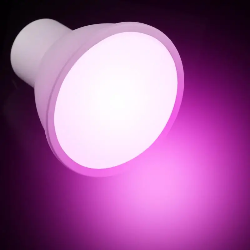 Светодиодный светильник RGB теплый белый меняющий цвет GU5.3 3 Вт светодиодный лампа