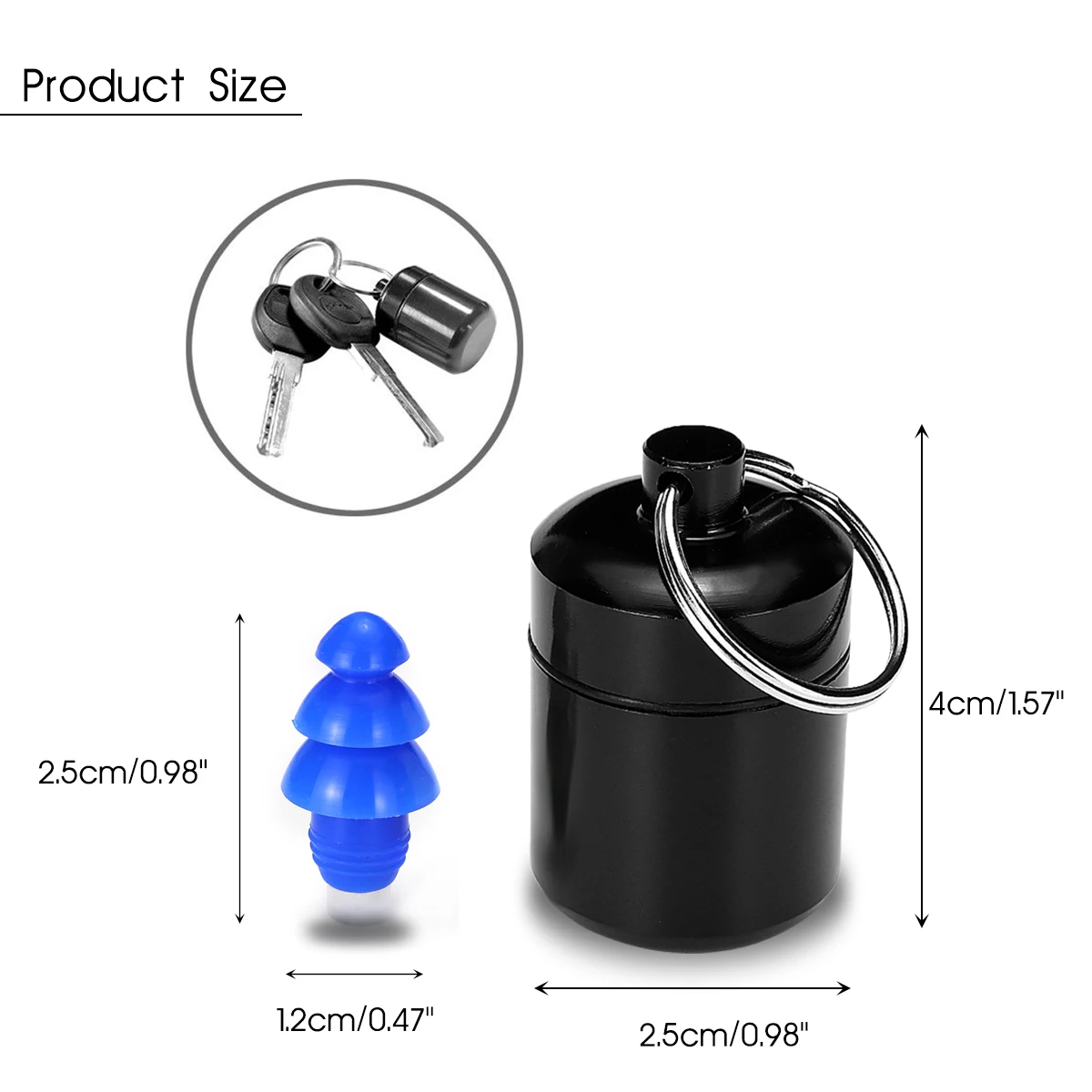 NEW 27db Soft Silicone Noise Cancelling Earplugs Swimming Diving Anti-Noise Ear Plug with Box for Sleeping Hearing Protection