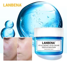 Lanbena Hyaluronic Acid Face Cream Serum Deeply Moisturizing Soothing Skin Shrinking Pores Anti Aging Whitening Skin Care 40g