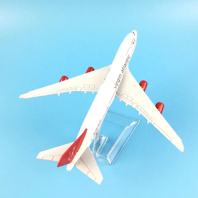 16cm Plane Model Airplane Model Virgin Atlantic Boeing 737 Aircraft Model 1:400 Diecast Metal Airplanes Plane Toy Gift
