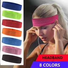 

Women fitness Sports sweatband yoga Headband GYM Polyester with silicone antiskid Headband cycling sweaty fast dry headband 8
