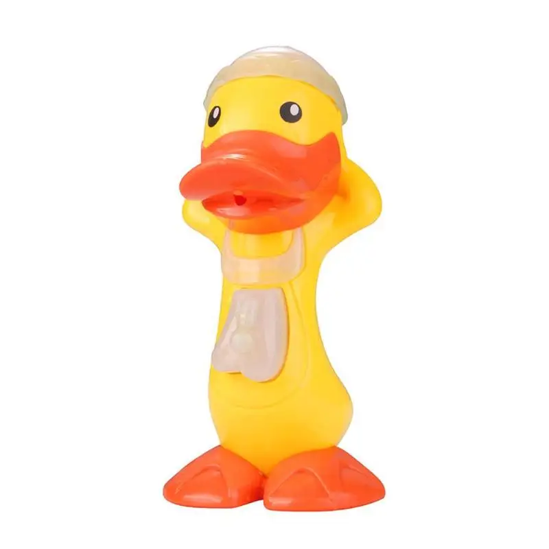 Милые детские Игрушки для ванны с температурным чувствительным маленьким желтым утиным водяным пистолетом для ванной комнаты