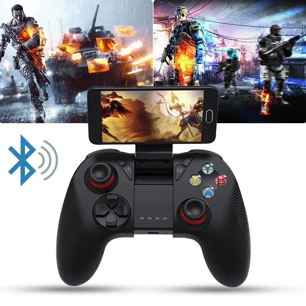 

Wireless Bluetooth Gamepad Remote Game Controller Joystick For Cross-Platform Android Smartphones Tablets For PUBG Mobile Game