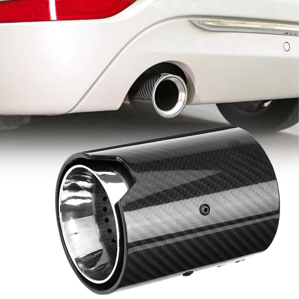 

Car Exhaust Pipe Muffler End Tip Tailpipe for BMW M F87 F80 F82 F83 F10 F12 F13 X5M X6 Carbon Fiber Style