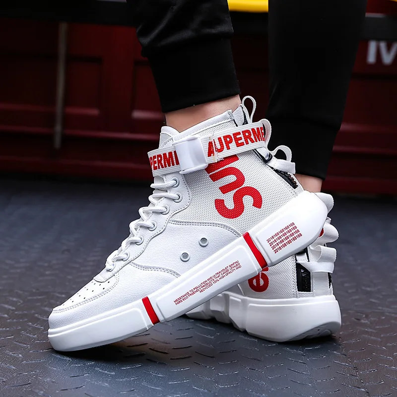 

Fooraabo Stylish Spring Autumn Shoes Men Sneakers 2019 Footwear Men Casual Shoes Breathable Excellent Cool Tenis Masculino Adult