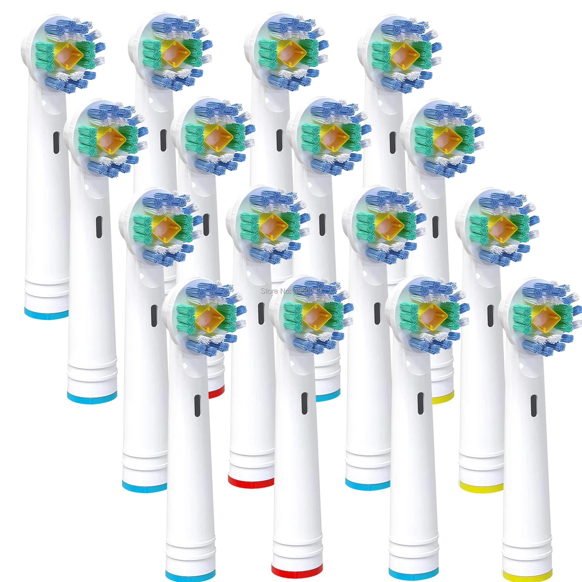 

Universal 16Pcs Replacement Electric Toothbrush Heads For Oral B Braun Vitality EB-18A Soft Tooth Brush Heads
