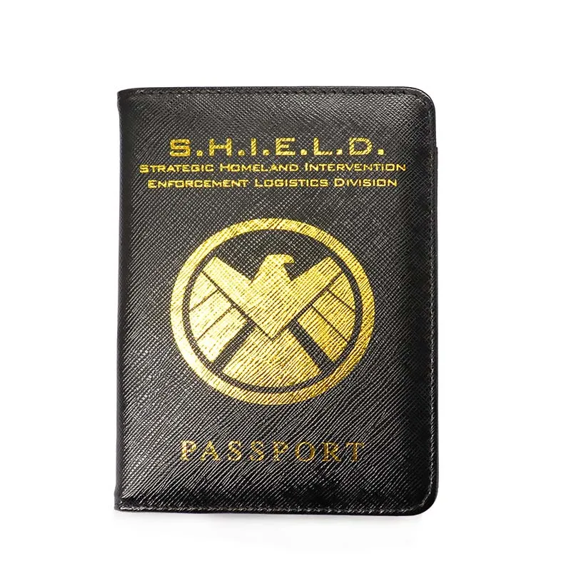 Marvel Мстители Обложка для паспорта Rfid Блокировка кожа Hydra Обложка для паспорта многофункциональный щит для путешествий Чехол для паспорта