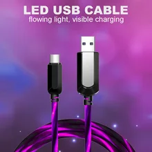 Кабель для зарядки type-C светодиодный зарядное устройство для фонарика USB кабель для зарядки данных кабель для Xiaomi huawei samsung Galaxy Android телефон