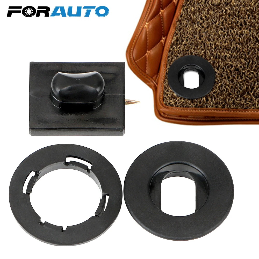 FORAUTO 2pcs/set Interior Carpet Fixing Auto Mat Organizer Car Mat