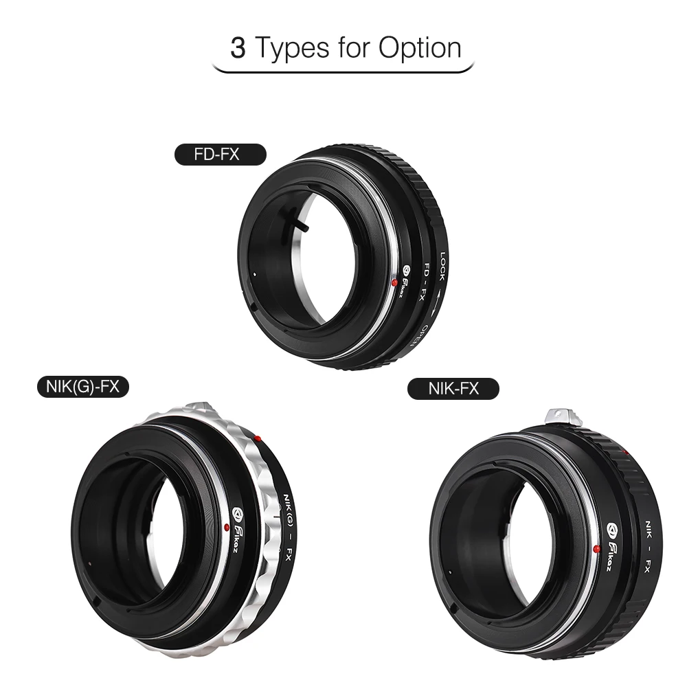 Переходное кольцо для объектива Fikaz высокоточный алюминиевый сплав Nikon G/S/D