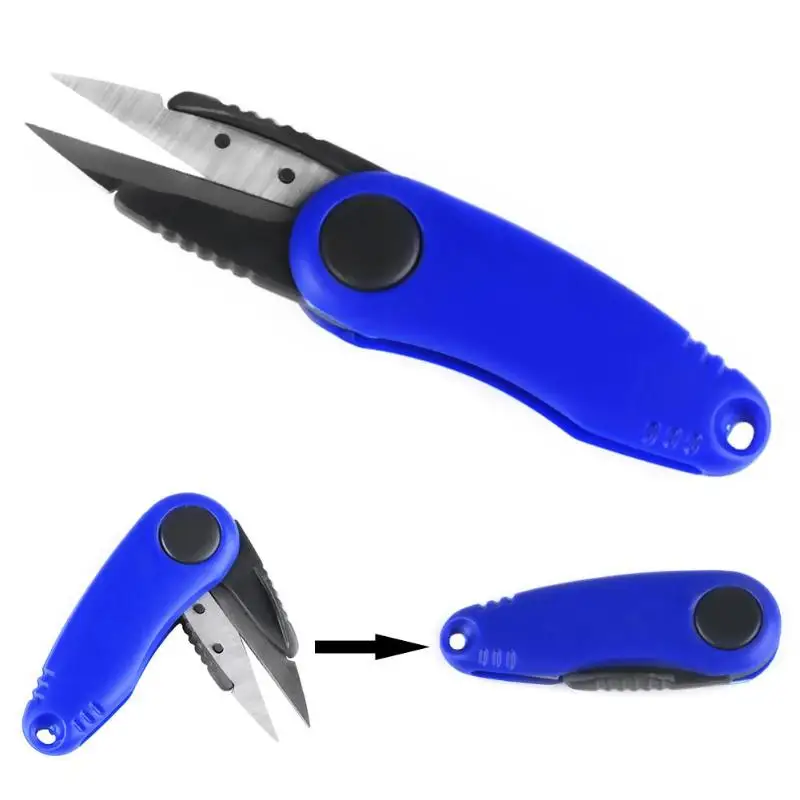 

Shrimp-Shaped Fish Use Scissors Accessories Foldable Fishing Line Cut Cutter Clipper Hook Removers Fishing Scissor Tackle