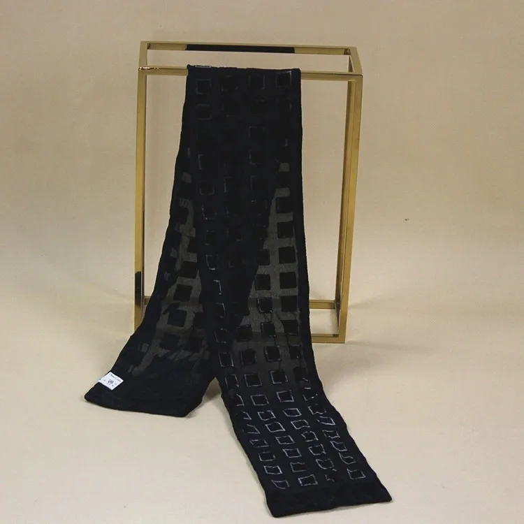 Бархатный шелковый шарф для женщин размер: 13*120 см для женщин мужчин# s174 двухэтажный