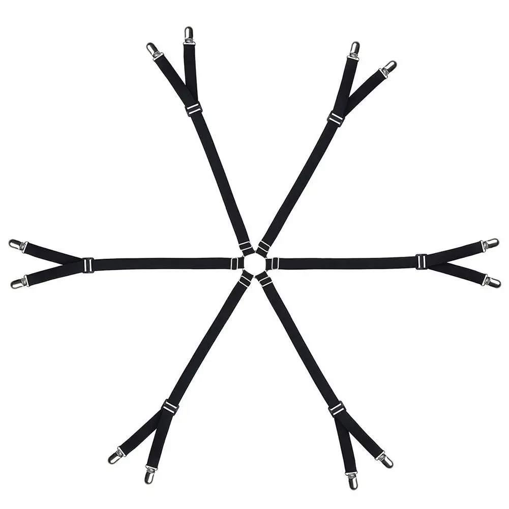  Adeeing 6 Sides 12 Claws Adjustable Nonslip Bed Sheet Fixator
