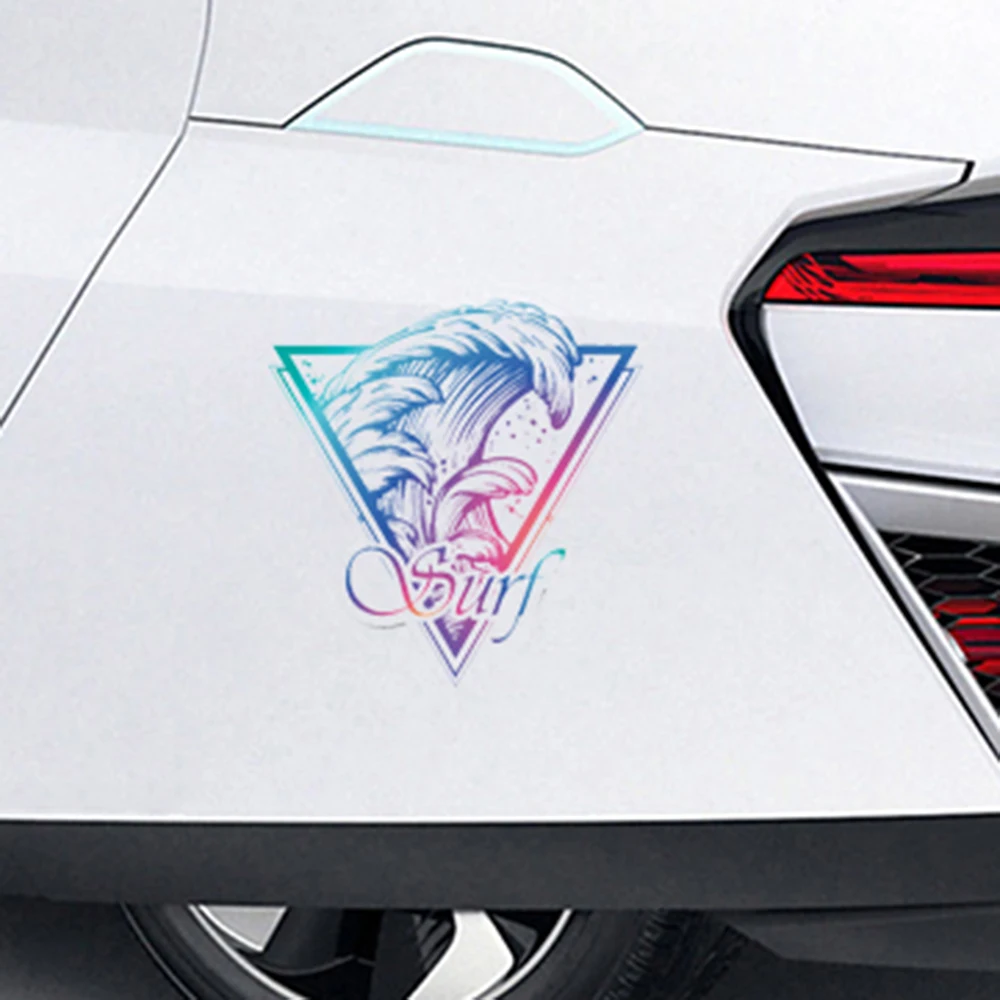 تصفح قوس قزح موجة تصفح ملصقا مجلس خمر لوح التزلج الديكور شخصية اكسسوارات ل