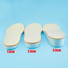 Для мужчин и женщин, увеличивающие рост стельки, увеличивающие рост, вспененные подушечки с эффектом памяти, вставки на каблуке, высокие вкладыши