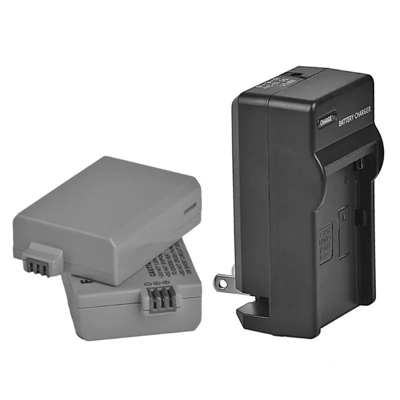 2 шт. LP E5 1200 mAh литий ионные аккумуляторы Зарядное устройство Adapter Kit для Canon EOS
