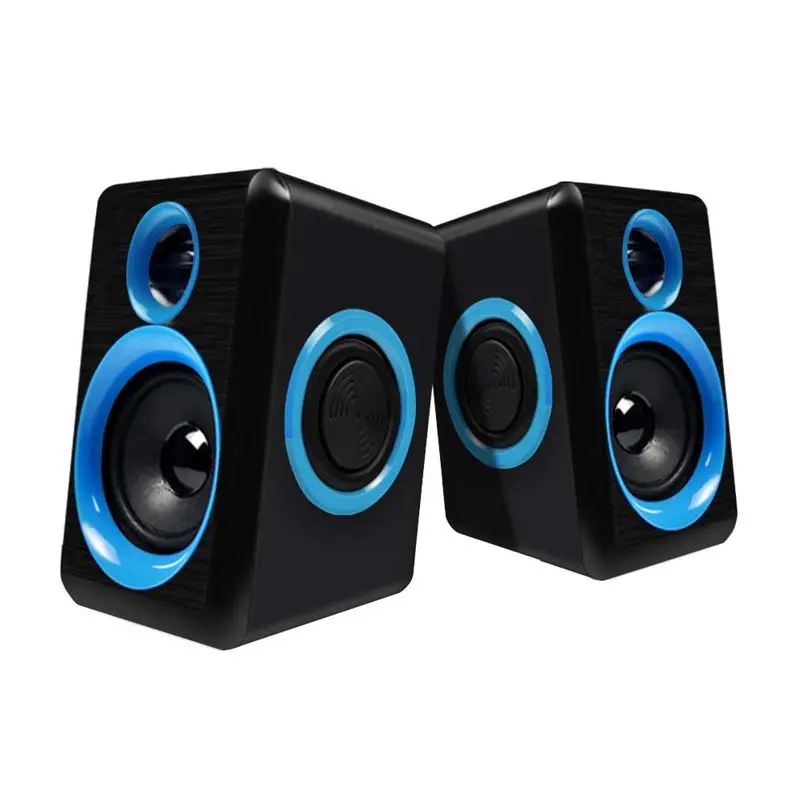 Surround Portable Computer Speakers With Stereo Bass Usb Wired Powered Multimedia Desktop Speaker For Pc Laptops | Электроника