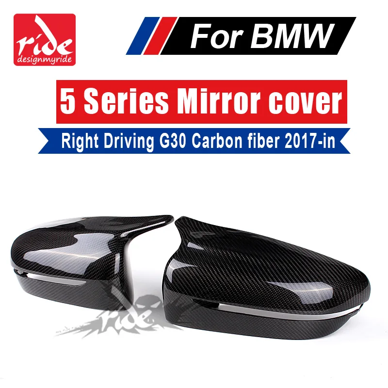 G30 M Look Carbon Fiber Rear View Mirror Cover left hand drive