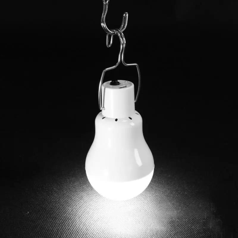 

Solar LED Fishing Light Bulb 110Llumens Portable Rechargeable Outdoor Lighting Tent Camping Lamp