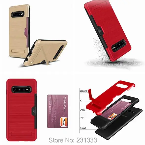 C-ku для Samsung Galaxy S10 Plus S9 S8 NOTE 9 8 гибридная Броня ТПУ противоударный жесткий чехол с
