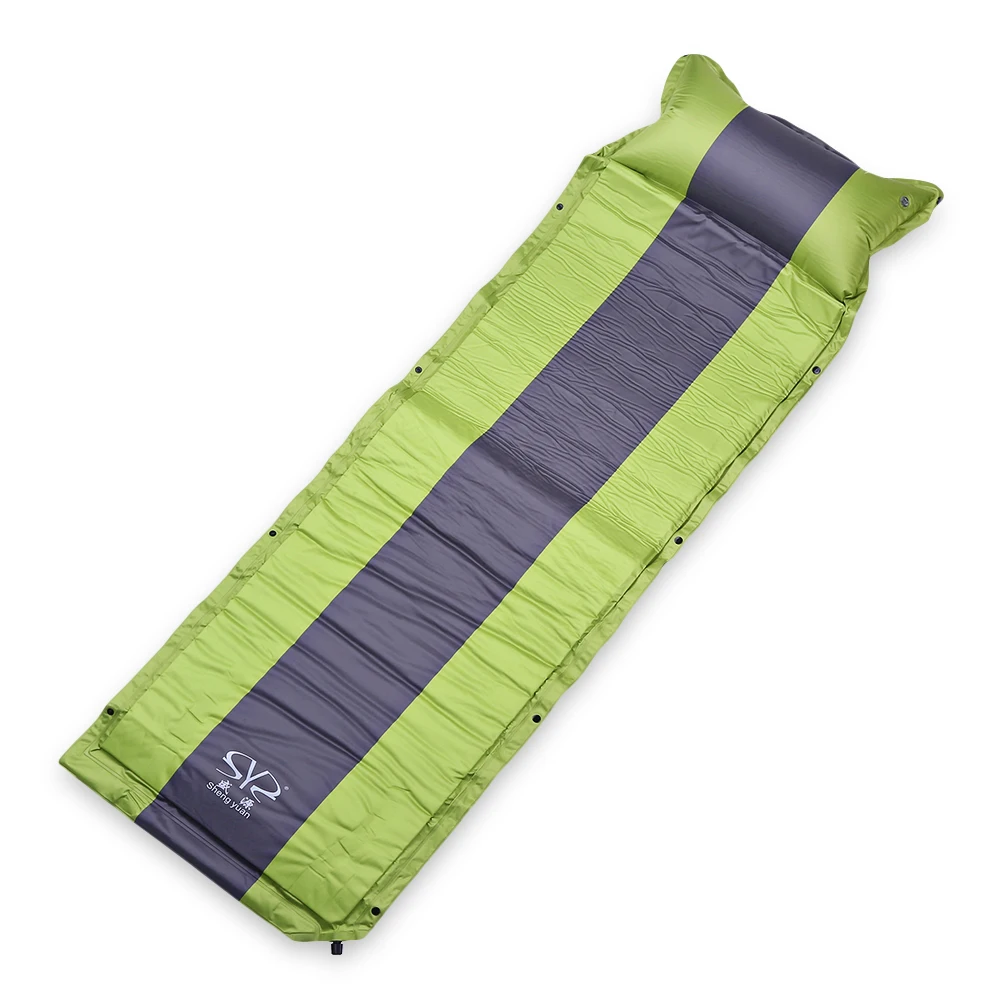 

SHENGYUAN Outdoor Camping One Person Automatic Inflatable Mattress Splicable Cushion with Pillow