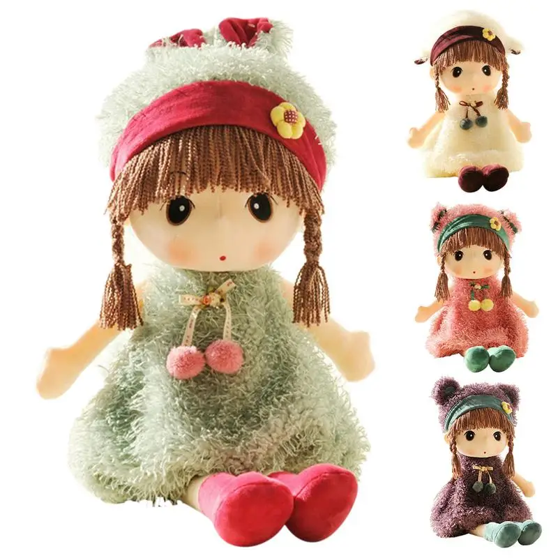 

Lovely Cloak Girl Doll Super Soft Cute Fairy Tale Baby Plush Toy Girls Dolls New Year Birthday Gift Babies Toys 40cm