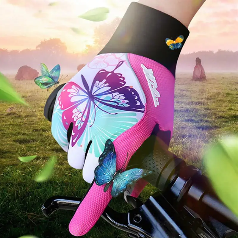 

Batfox pring Summer Female Models Outdoor Bicycle Breathable Quick Drying Sun Block Absorbing Cycling Long Finger Gloves F533
