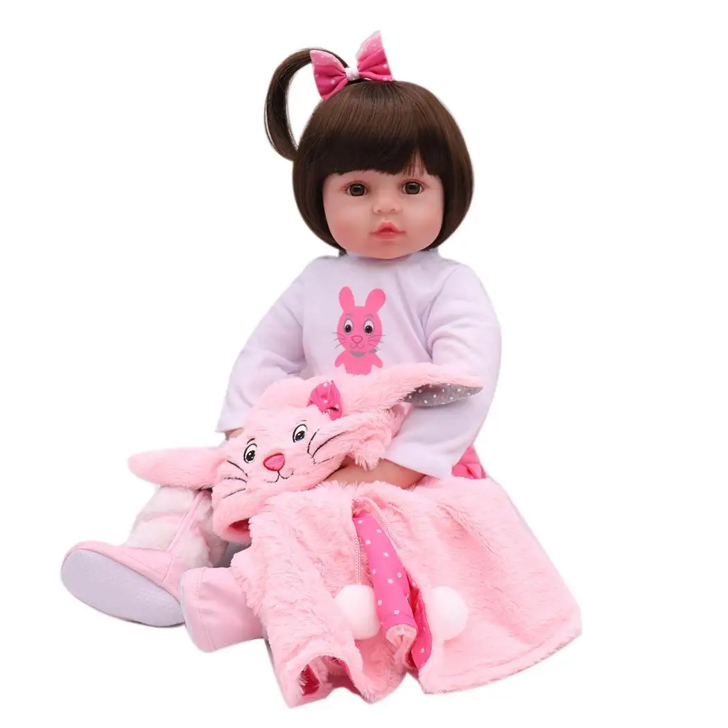 

Kids Soft Silicone Realistic With Clothes Birth Certificate Reborn Collectibles, Gift, Playmate Baby Doll