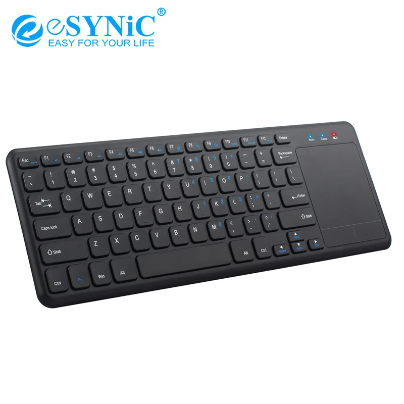 

eSYNiC 2.4G Wireless Keyboard With Multi Touchpad For Windows/IOS/Android/Tablets Extends Battery Life Scissor-Switch Keyboards
