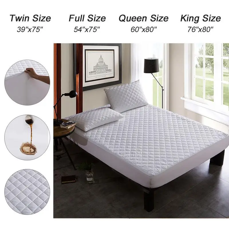 Jual Amplas Berlapis Tpu Pelindung Kasur Tahan Air Bed Soft Cover Kasur Pad Protector Raja Ratu Ukuran Penuh C Bed Pad Protector