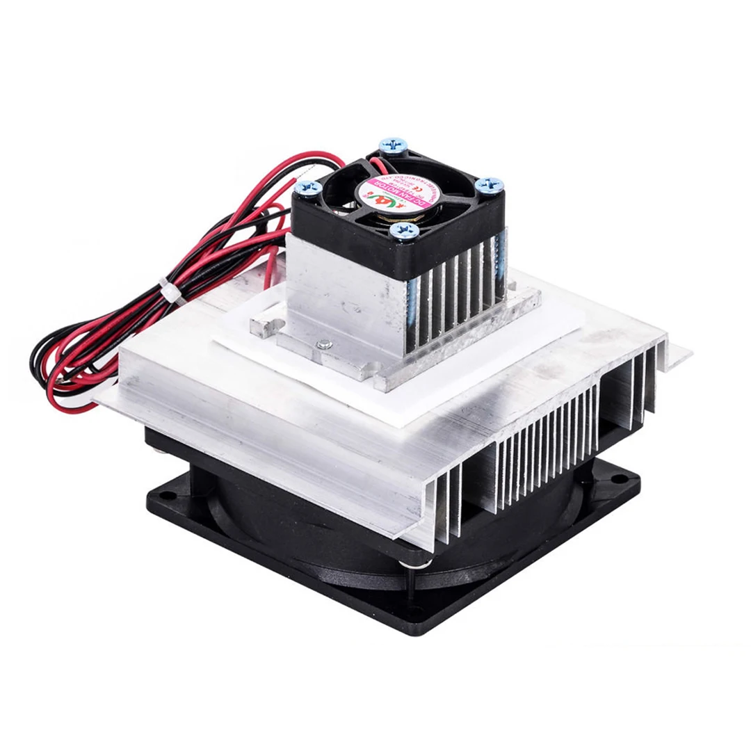 

TEC-12706 Thermoelectric Peltier Refrigeration Cooling System Kit Cooler Fan DIY