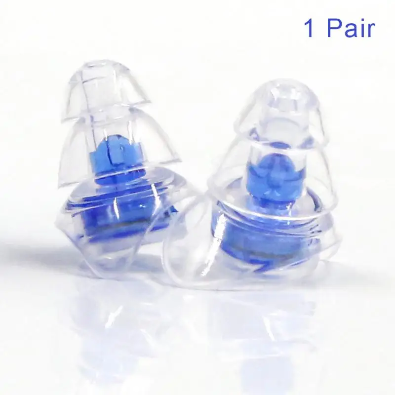 

Earphone Accessories High Fidelity Silicone Musician Filter Earplug Noise Reduction Cancelling Hear Protection Reusable Earbud