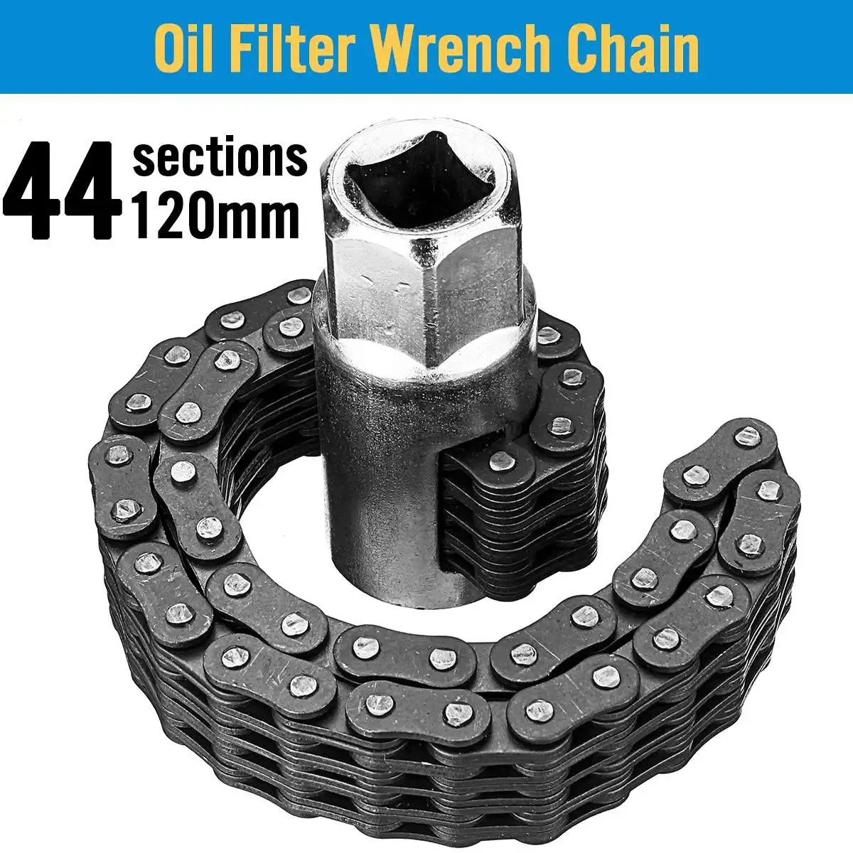 

Oil Filter Chain Wrench Spanner Remover Adjustable Auto car maintenience tire Repair Tool Auto Reinforced Removel Installation