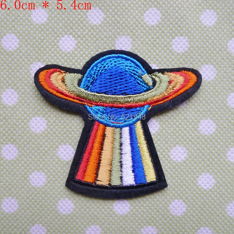 1 шт. наклейки на нашивки Tai Chi Astral Planet UFO Iron вышитые украшение для одежды футболки