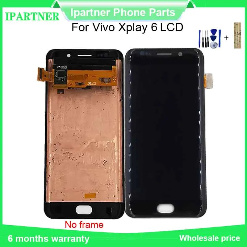 

For Vivo Xplay6 Xplay 6 2k LCD Display and Touch Screen Digitizer Assembly Replacement For Vivo Xplay6 with Tools